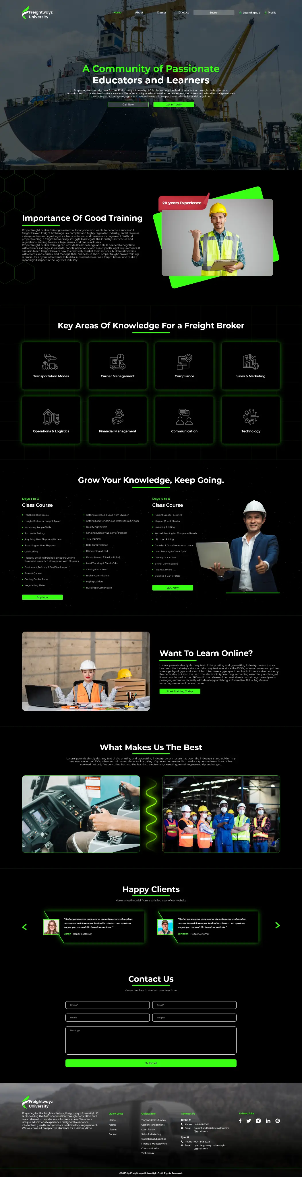 Corporate website design project