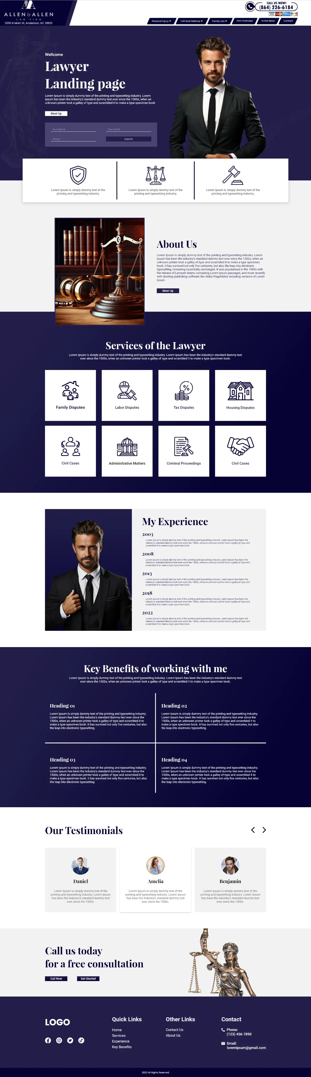 Multi-location website design project
